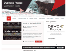 Tablet Screenshot of duchess-france.org